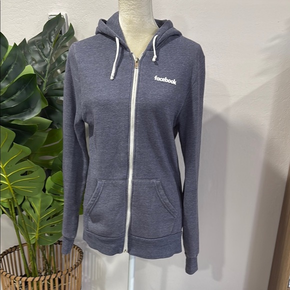 Alternative Apparel Tops - Alternative apparel Facebook full zip hoodie jacket